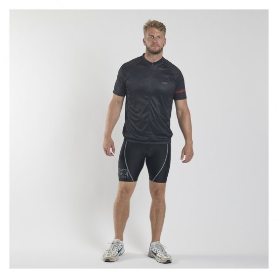 North Latitude Sport Bike Shirt Black - Odzież rowerowa - 