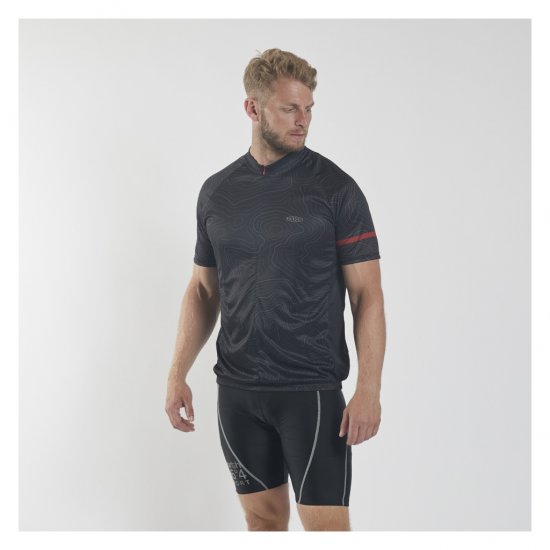North Latitude Sport Bike Shirt Black - Odzież rowerowa - 