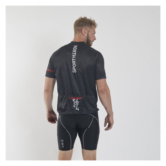 North Latitude Sport Bike Shirt Black - Odzież rowerowa - 