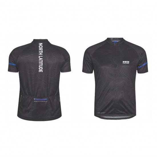 North Latitude Cycling Shirt Black - Odzież rowerowa - 