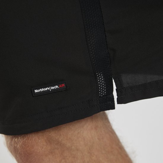 North Latitude Sport Shorts Black TALL - ODZIEŻ MĘSKA MT-6XLT - WYSOKIE-rozmiary