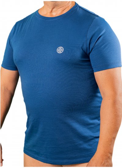 20 Nodi Mezzogiorno Sports T-Shirt Royal Blue - Koszulki - T-shirty meskie Duże Rozmiary - 2XL-14XL