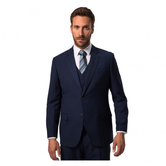 JP1880 Kasos Suit Jacket Flexnamic Navy - Garnitury - Garnitury dużych rozmiarach