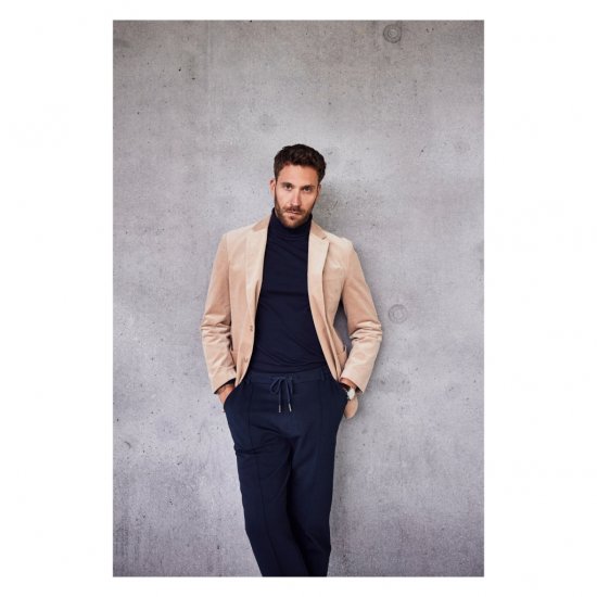 JP1880 Suit Jacket Corduroy Business Sand - Garnitury - Garnitury dużych rozmiarach