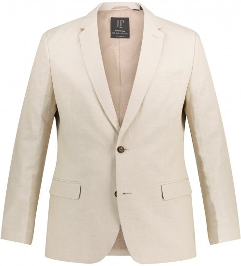JP1880 Kos Linen Blend Jacket Sand - Garnitury - Garnitury dużych rozmiarach