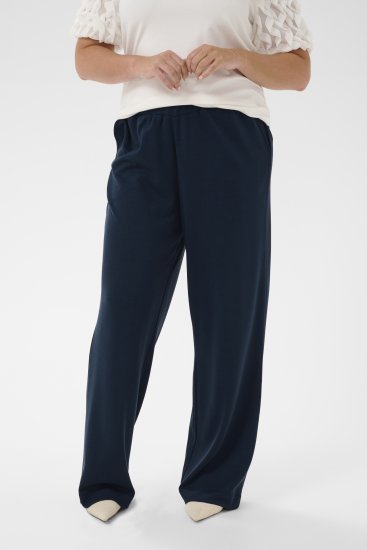 Kaffe Curve Annia Sweatpants Navy - Spodnie dresowe - 