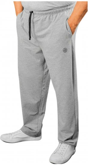 20 Nodi Stretch Fleece Cotton Sports Pants with Enzyme and Soft Touch Treatment Grey - Dresy & spodenki dresowe - Dresy & Spodnie Dresowe 2XL-12XL