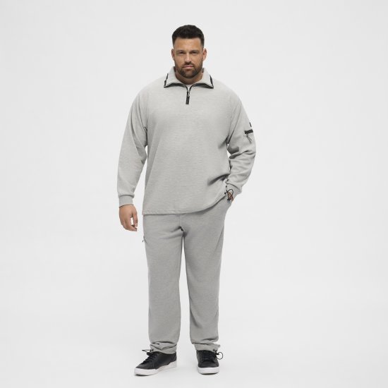 North Latitude Ottoman Sweatpants Mid Grey - Dresy & spodenki dresowe - Dresy & Spodnie Dresowe 2XL-12XL