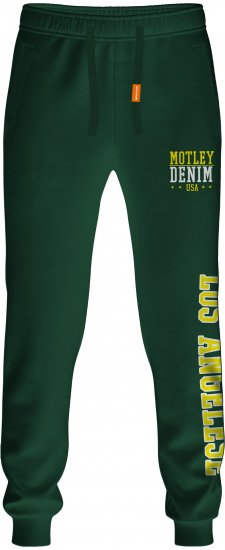 Motley Denim Pisa Sweatpants Racing Green - Dresy & spodenki dresowe - Dresy & Spodnie Dresowe 2XL-12XL