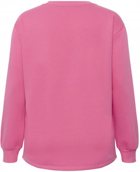 Kaffe Curve Sus Sweatshirt Pink Power - Bluzy - 