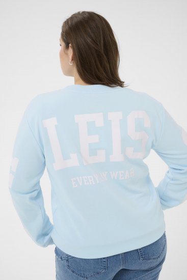 Kaffe Curve Mila Sweatshirt Nantucket Breeze Blue - Bluzy - 
