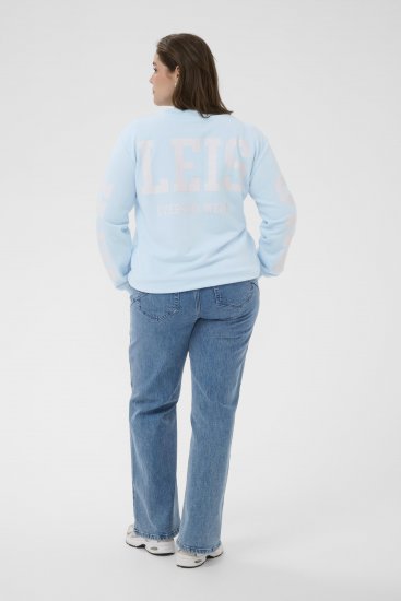 Kaffe Curve Mila Sweatshirt Nantucket Breeze Blue - Bluzy - 