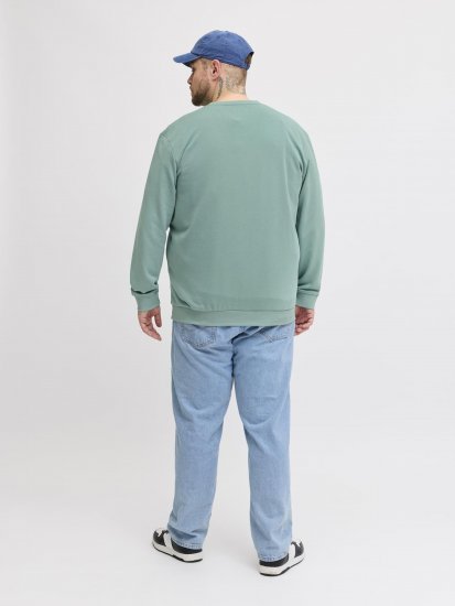 Jack & Jones Brandon Sweatshirt Turquoise - Bluzy & bluzy z kapturem - Bluzy & Bluzy z kapturem 2XL-12XL