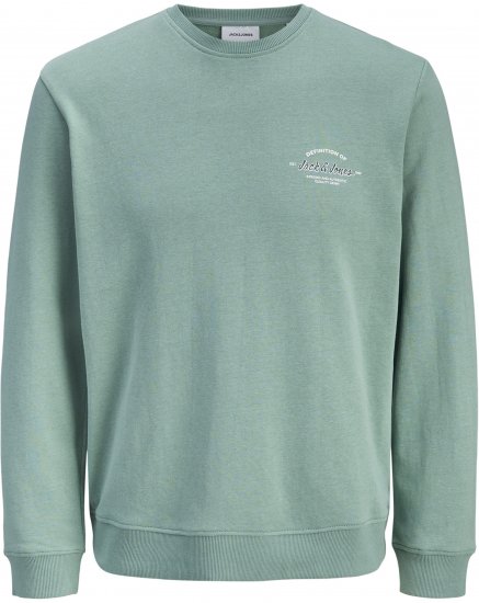 Jack & Jones Brandon Sweatshirt Turquoise - Bluzy & bluzy z kapturem - Bluzy & Bluzy z kapturem 2XL-12XL
