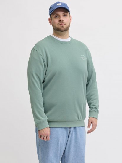 Jack & Jones Brandon Sweatshirt Turquoise - Bluzy & bluzy z kapturem - Bluzy & Bluzy z kapturem 2XL-12XL