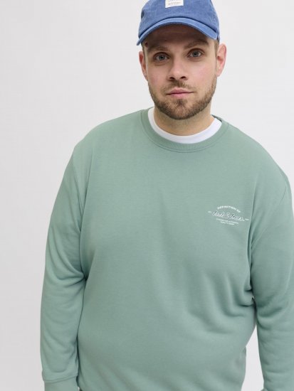Jack & Jones Brandon Sweatshirt Turquoise - Bluzy & bluzy z kapturem - Bluzy & Bluzy z kapturem 2XL-12XL