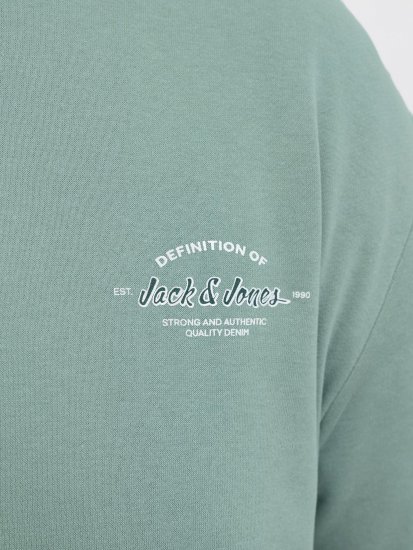 Jack & Jones Brandon Sweatshirt Turquoise - Bluzy & bluzy z kapturem - Bluzy & Bluzy z kapturem 2XL-12XL