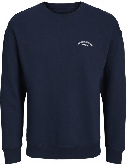 Jack & Jones College Logo Sweatshirt Navy - Bluzy & bluzy z kapturem - Bluzy & Bluzy z kapturem 2XL-12XL