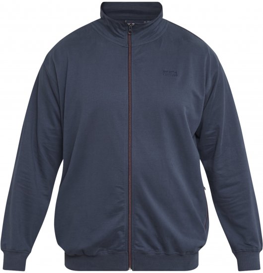 North Latitude 61140 Miękki Kardigan Dresowy Granatowy - Bluzy & bluzy z kapturem - Bluzy & Bluzy z kapturem 2XL-12XL