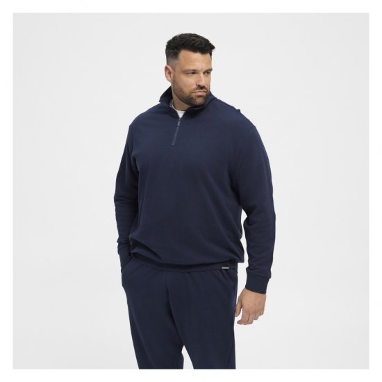 North Latitude Half-Zip Sweatshirt Navy Blue - Bluzy & bluzy z kapturem - Bluzy & Bluzy z kapturem 2XL-12XL