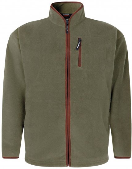 Espionage FL048 Microfleece Jacket Olive Green - Odzież polarowa - Odzież polarowa 2XL-12XL