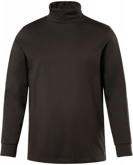 JP1880 Turtleneck Sweatshirt Long Sleeve Dark Brown - Bluzy & bluzy z kapturem - Bluzy & Bluzy z kapturem 2XL-12XL