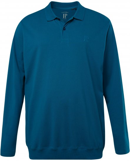 JP1880 Polo Shirt Long Sleeve Blue - Koszulki polo - Koszulki Polo 2XL-8XL