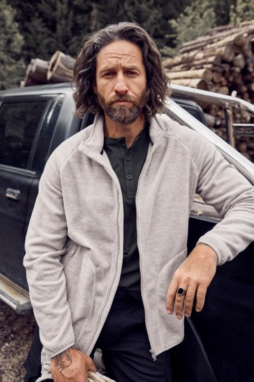 JP1880 Fleece Jacket Stand-up Collar Dusty Pink - Odzież sportowa - Odzież sportowa 2XL-10XL