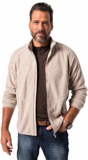 JP1880 Fleece Jacket Stand-up Collar Dusty Pink - Odzież sportowa - Odzież sportowa 2XL-10XL