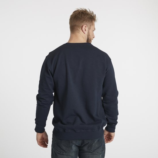 North Latitude Denim Logo Sweatshirt Navy Blue TALL - TALL bluzy - 