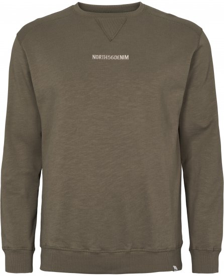 North Latitude Denim Logo Sweatshirt Dusty Olive Green TALL - TALL bluzy - Bluzy TALL dla wysokich mężczyzn