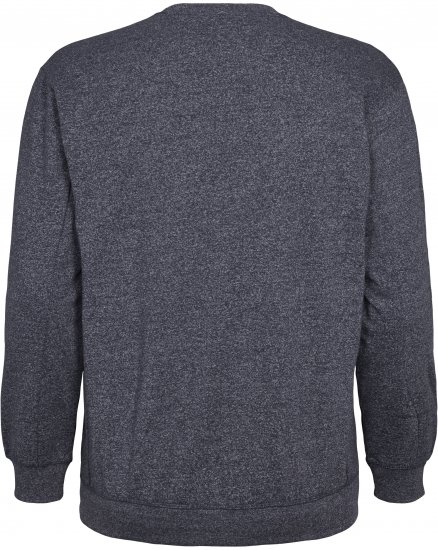 North Latitude O-Neck Sweatshirt Blue Melange TALL - TALL bluzy - 