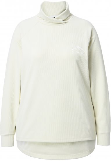 Ulla Popken Antibacterial Sporty Fit Sweatshirt Taupe - Bluzy & bluzy z kapturem - 
