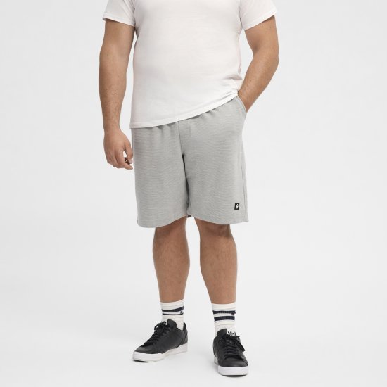 North Latitude Ottoman Sweatshorts Mid Grey - Dresy & spodenki dresowe - Dresy & Spodnie Dresowe 2XL-12XL