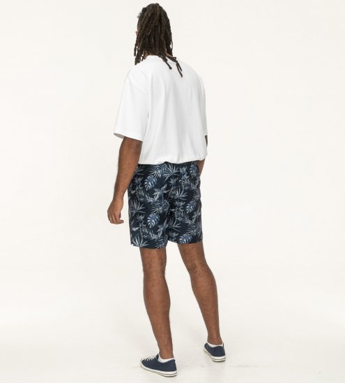 D555 Cleethorpes Hawaii Printed Swimshorts Navy - Odzież kąpielowa - Kąpielówki - 2XL-12XL