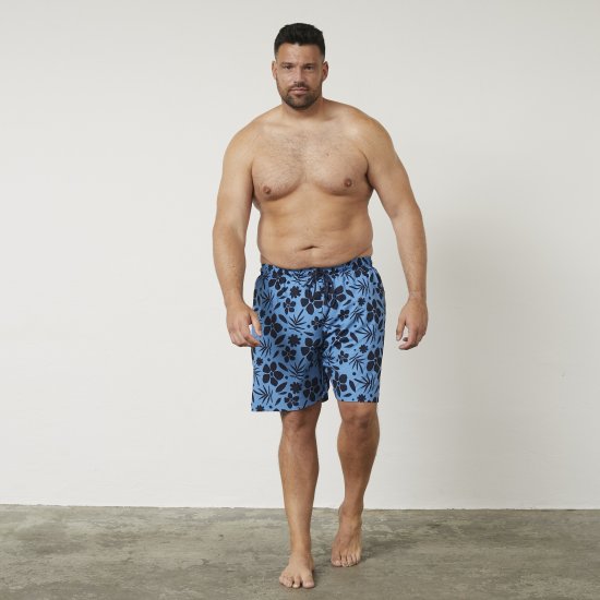 North Latitude 61153 Szorty Kąpielowe Stretch 4-Kierunkowy Średni Niebieski - Bielizna & stroje kąpielowe - Bielizna & Stroje kąpielowe 2XL-8XL