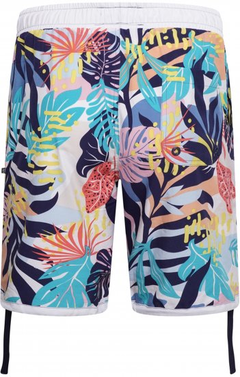 Kam Jeans 3018 Panelled Floral Swimshorts Navy - Kąpielówki - Kąpielówki - 2XL-12XL