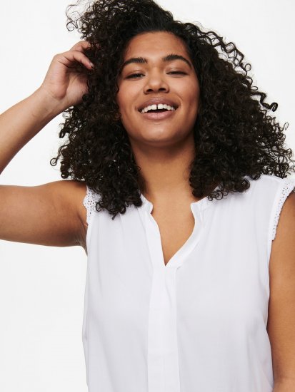 Only Carmakoma Mumi Top White - Topy - 