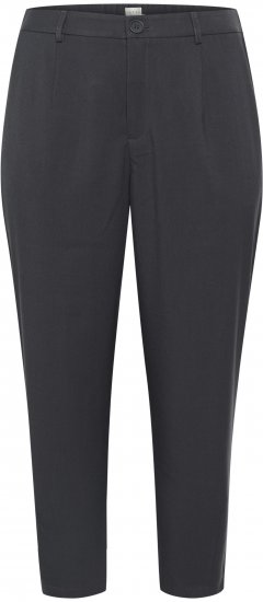Kaffe Curve Merla Spodnie Czarny Oyster - Jeansy & Spodnie w Dużych Rozmiarach – Plus Size - 