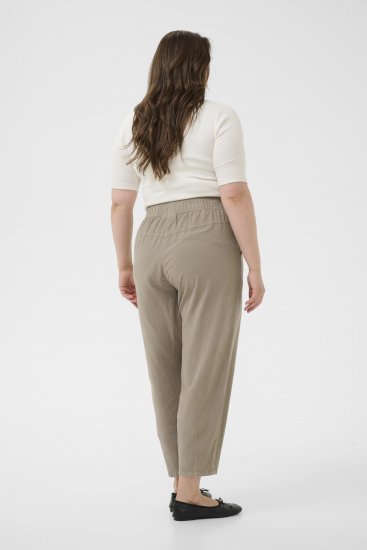 Kaffe Curve Nana Barrel Pants Brindle - Spodnie materiałowe - 