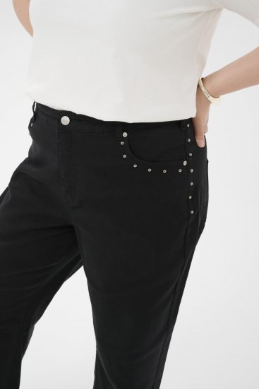 Kaffe Curve Brenn Barrel Twill Jeans Washed Black - Jeansy - 