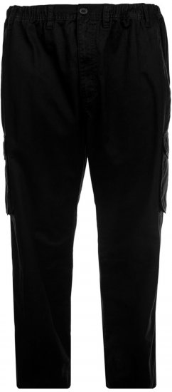 Espionage TR052 Cargo Trousers Black - Bojówki - Spodnie Bojówki Męskie Duże Rozmiary