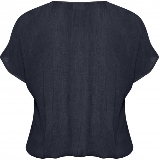 Kaffe Curve Ami Stanley Krótki rękaw Północny granat - T-shirty - 