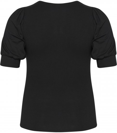 Kaffe Curve Sissy T-shirt Głęboka czerń - T-shirty - 
