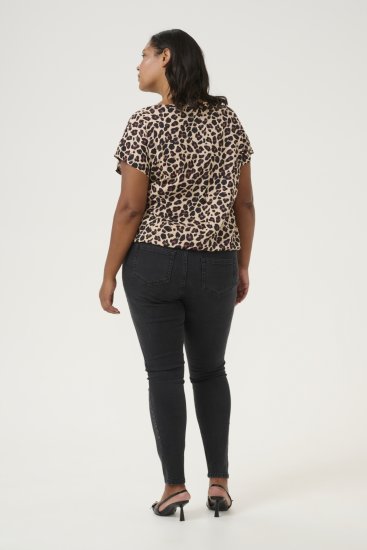Kaffe Curve Sonna Stanley Top Lamparci print - T-shirty - 