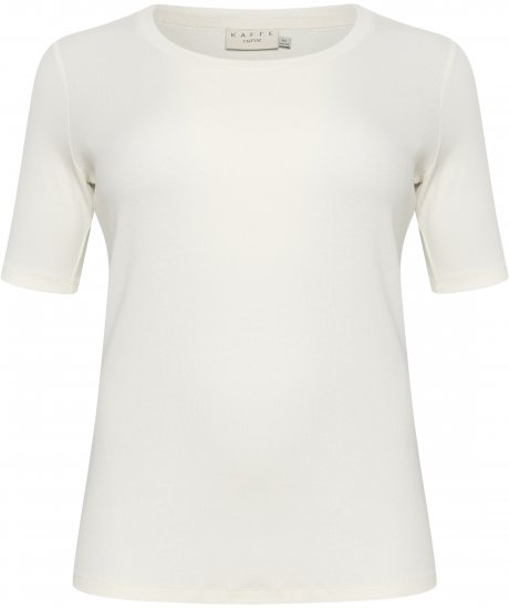 Kaffe Curve Carina T-shirt Chalk - T-shirty - 