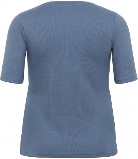 Kaffe Curve Carina T-Shirt Blue - T-shirty - 