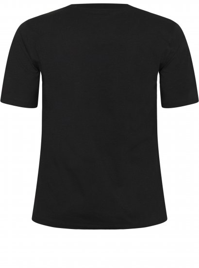 Kaffe Curve Ariana T-Shirt Black - T-shirty - 
