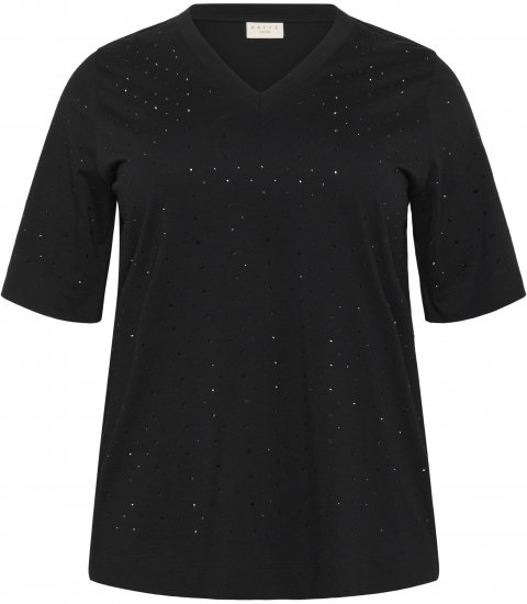 Kaffe Curve Phoelina T-Shirt Black - T-shirty - 