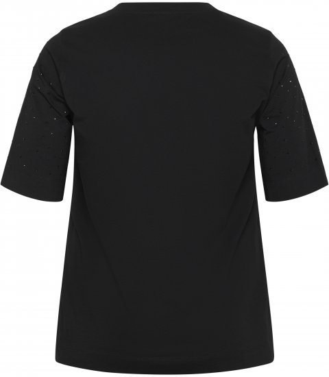 Kaffe Curve Phoelina T-Shirt Black - T-shirty - 